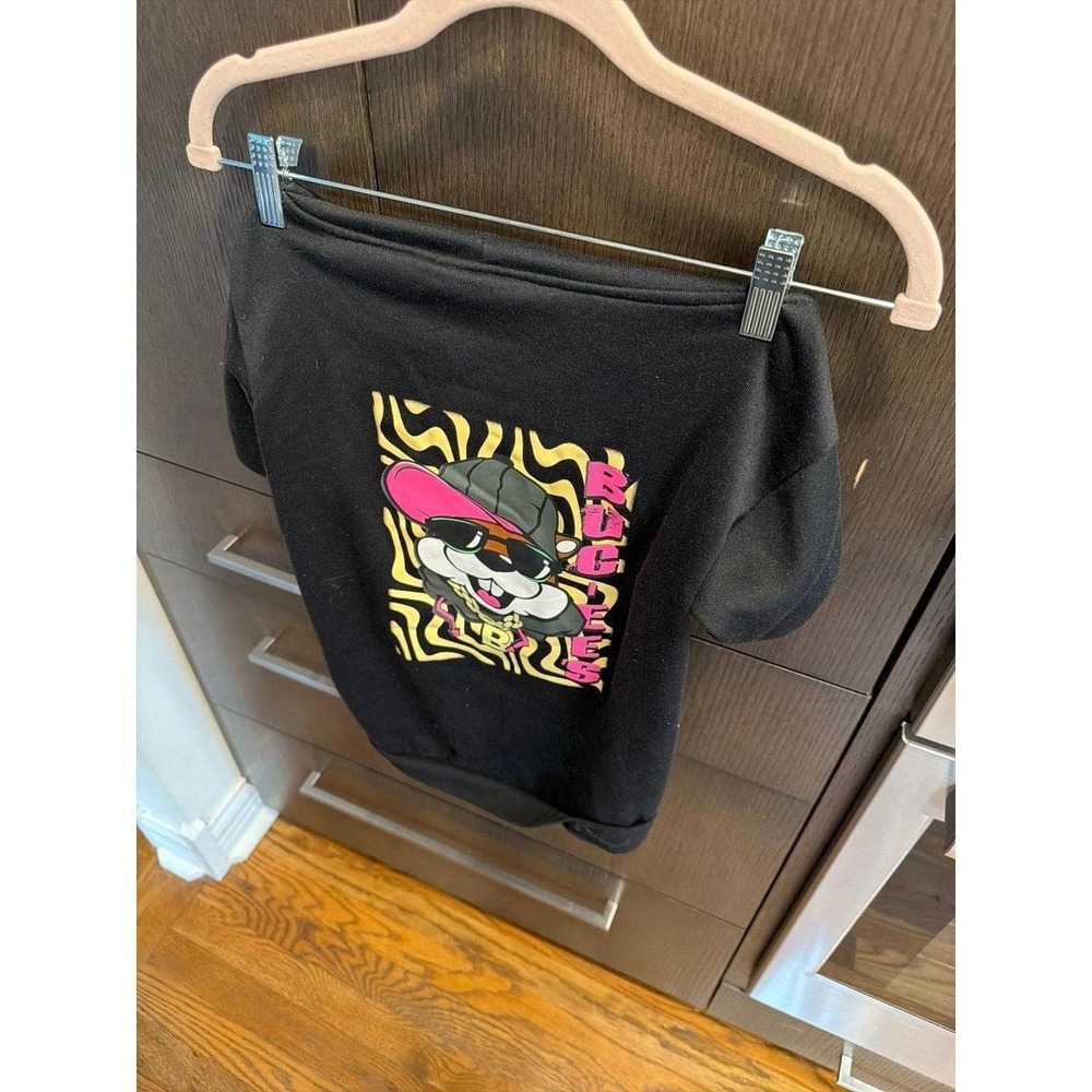 Buc-ee's Dog Hoodie XL Rap Hip Hop Logo Pet Sweatshirt Rare Funny Outfit